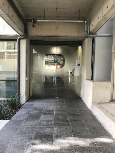 Entrance to Level 2 from D Block