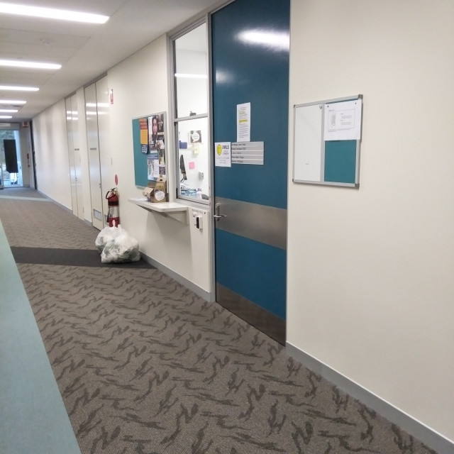 Entrance to offices