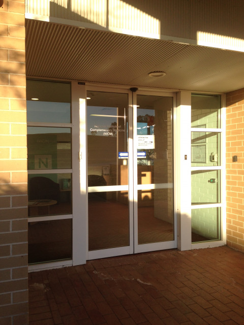 Entrance to some offices belonging to the NICM
