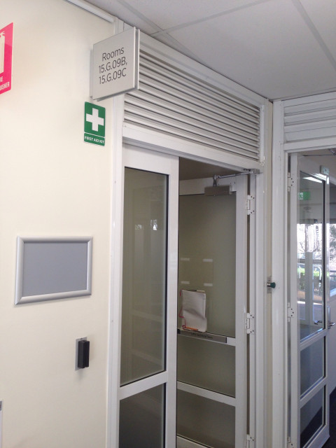 Entrance to the CPU Technical Team offices