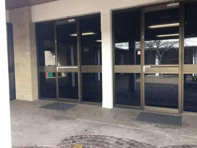Entrances off BS courtyard