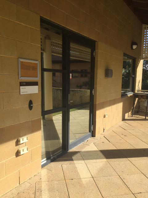 External entrance