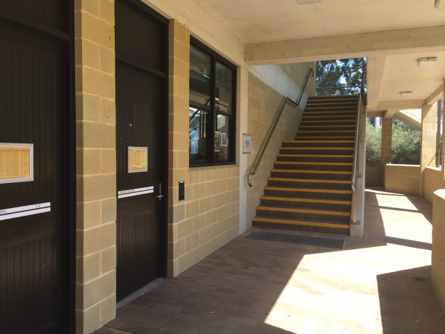 External entrance