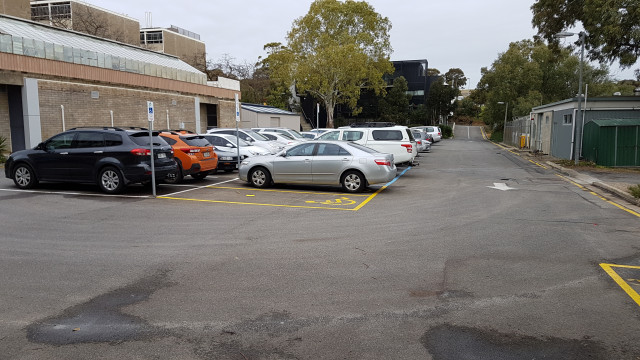 Far end of car park 8