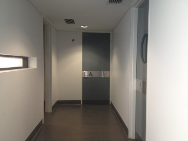 Female Male and disabled toilets