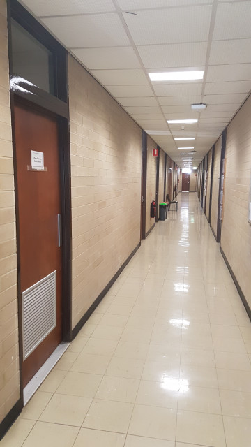 Female toilet from Social Sciences South walkway