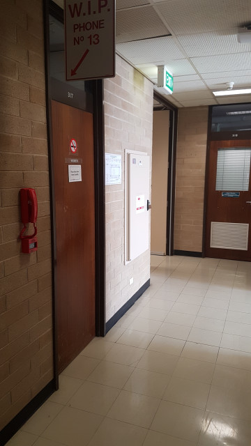 Female toilet (from the left)