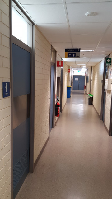 Female toilets.