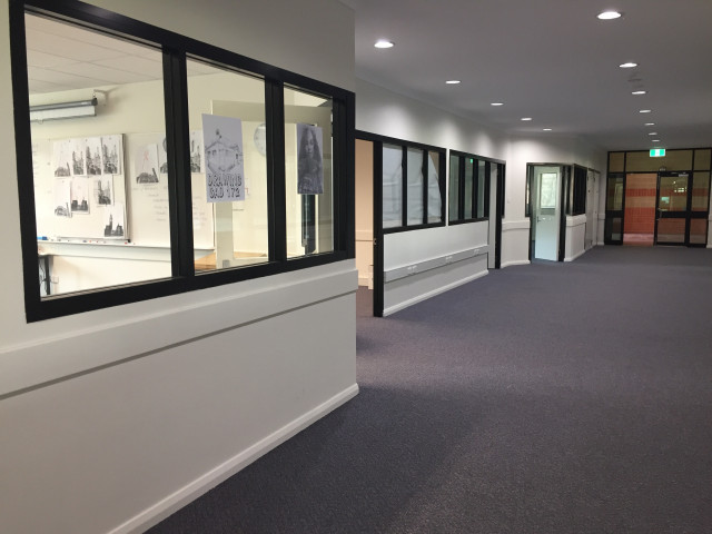 First door on the left