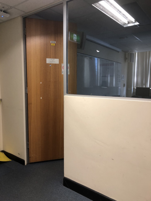 First door on the right