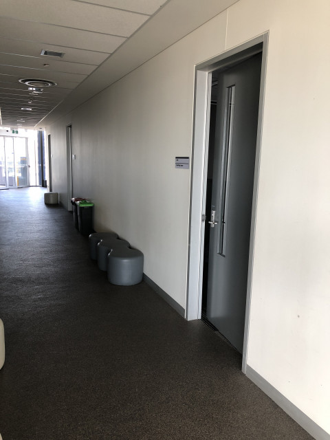 From elevator side