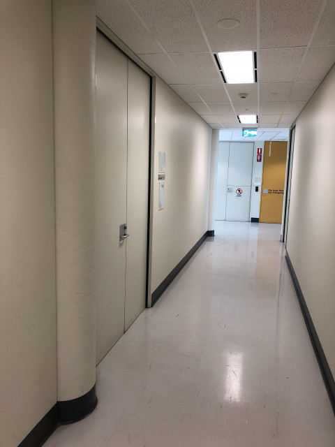 From main building