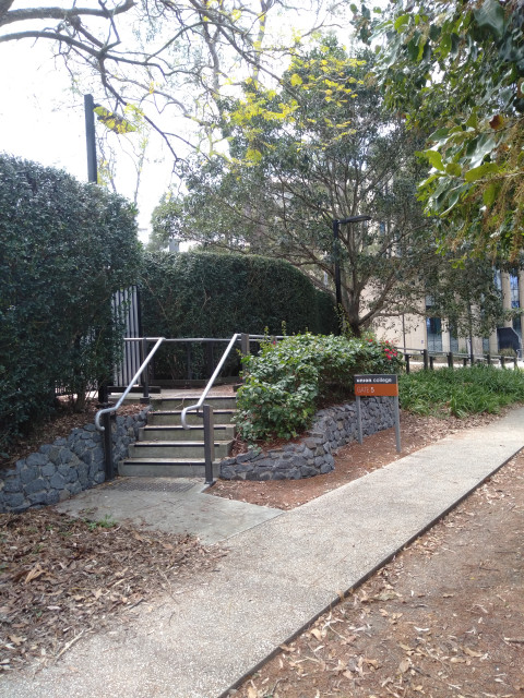 Gate 5, entrance to Innes Room