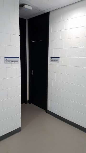 Hallway of rooms 102 and 103