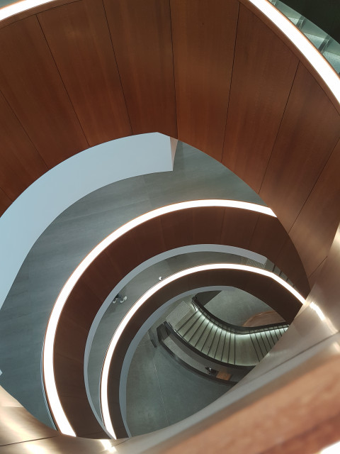 Iconic spiral stairs