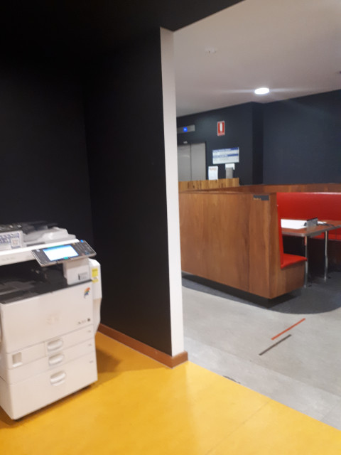 If you can find booth 3, you can find this printer