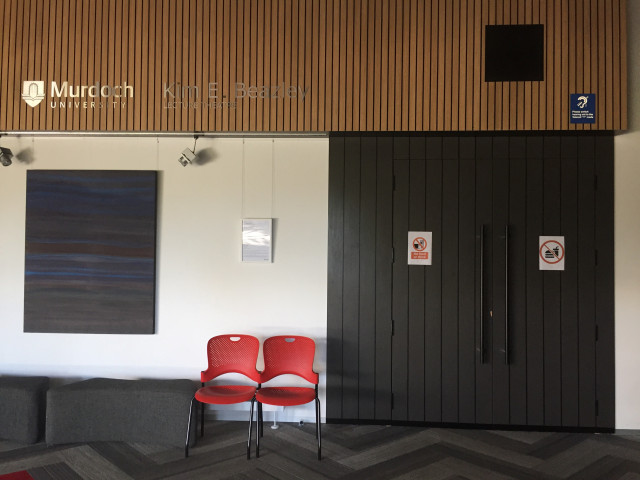Internal entrance to the theatre from the foyer