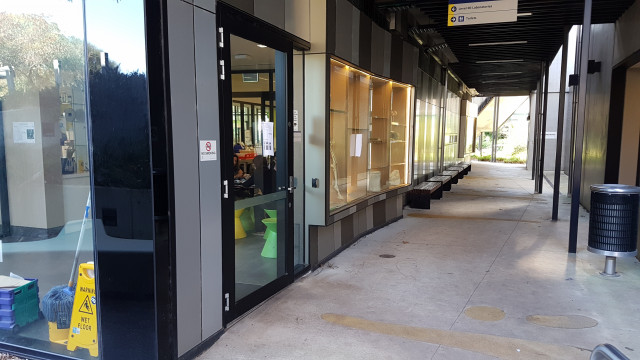 Lab 3 from the road entrance.