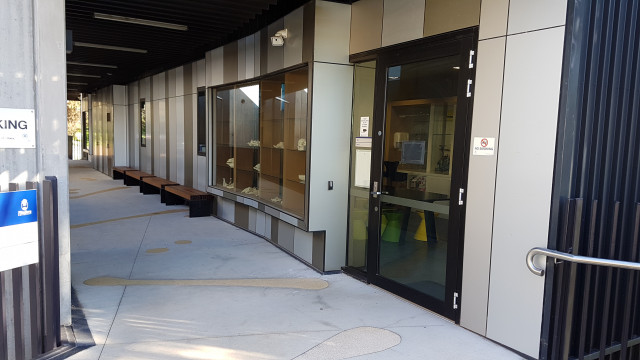 Lab 4 from carpark 7 and 8 entrance.