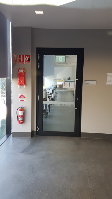 Lab 5 from the breakout room entrance.