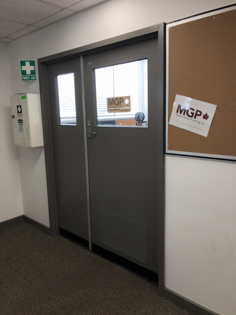 Lab entrance