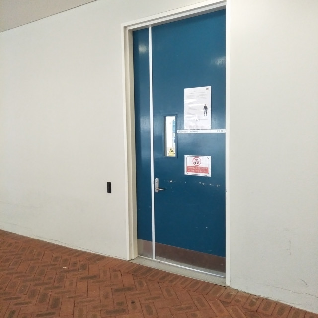 Lab entrance