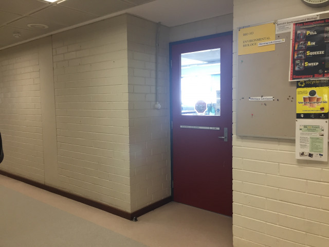 Lab entrance
