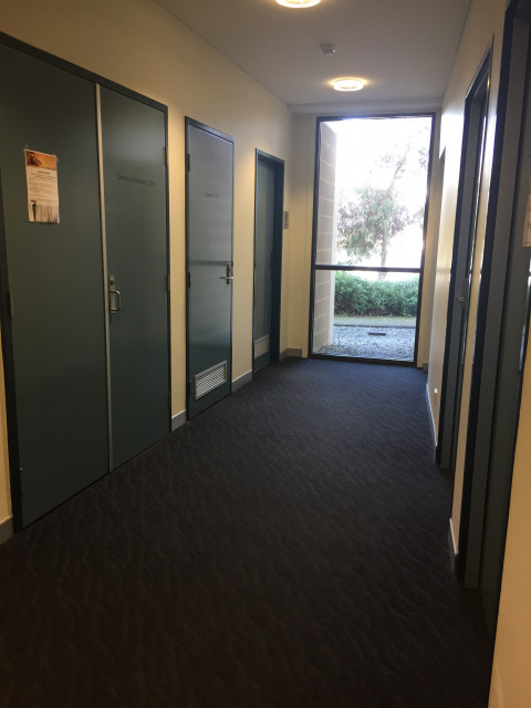 Last door on the left