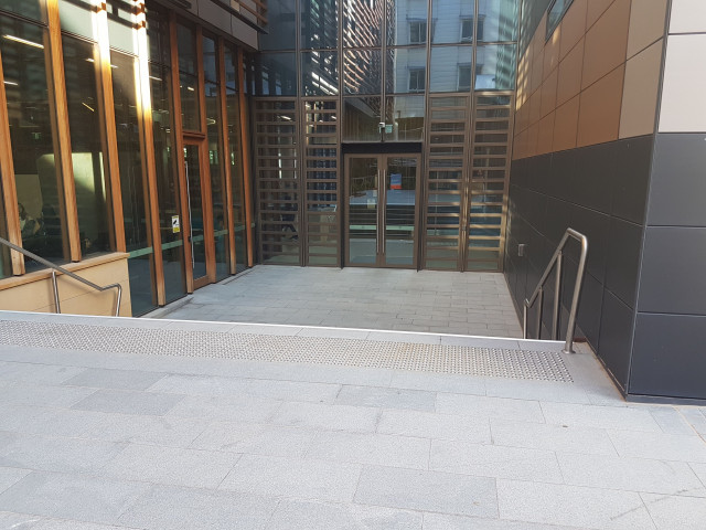 Level 1, back entrance