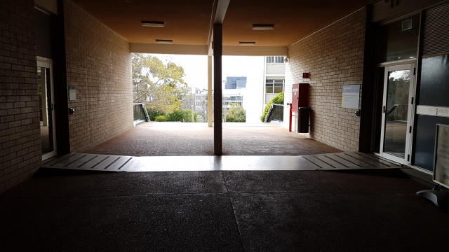 Level 1 entrance doors