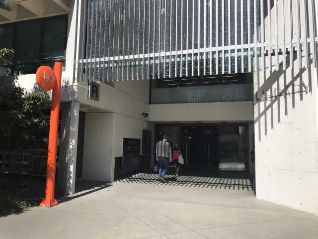 Library main entrance