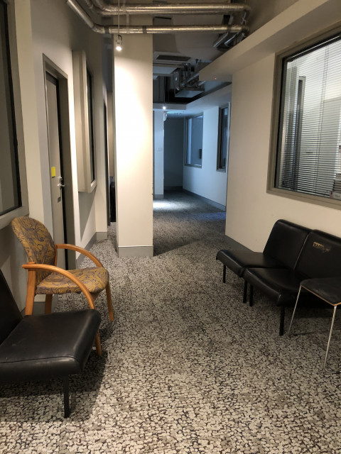 Located at the very end of this corridor