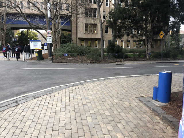 Located near Gate 10 and the southern entrance to the uni