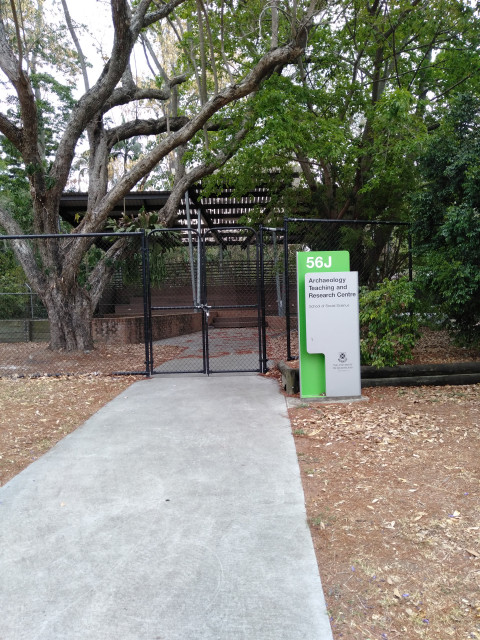 Locked entrance