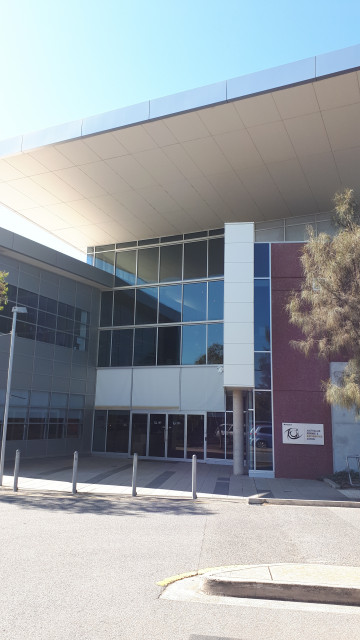 Main building entrance