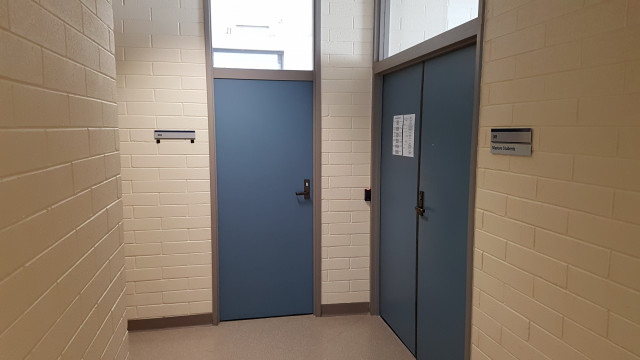 Masters students office.