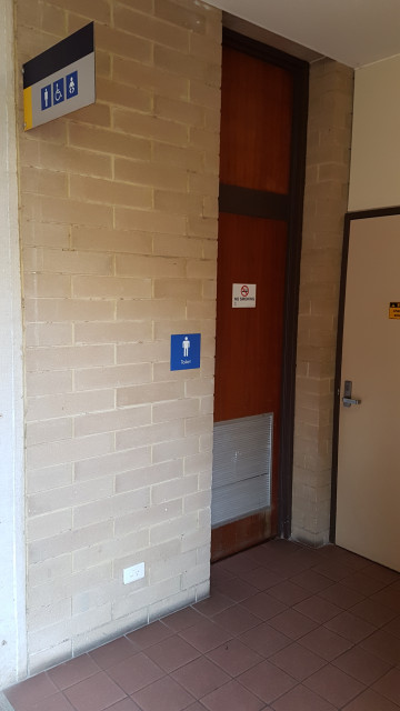 Male toilet- lower courtyard