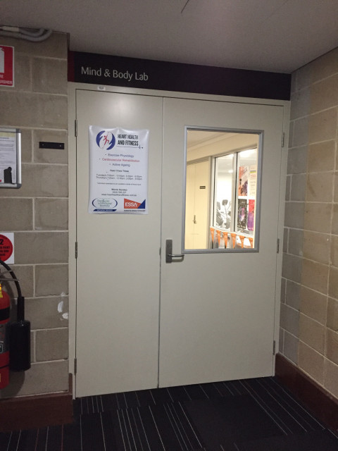 Mind & Body lab entrance