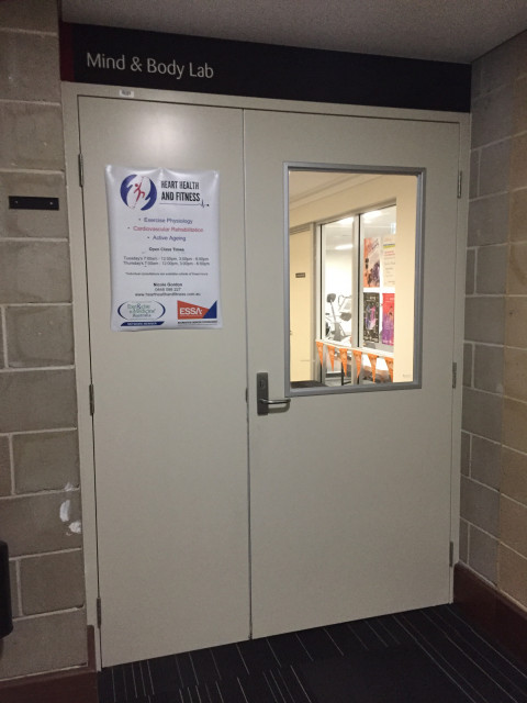 Mind & Body lab entrance