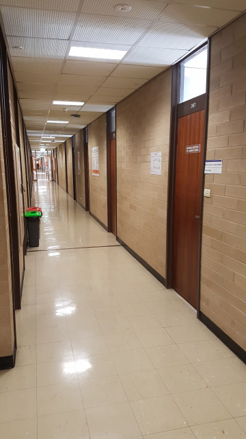 National institute of labour studies staff offices from north east corner