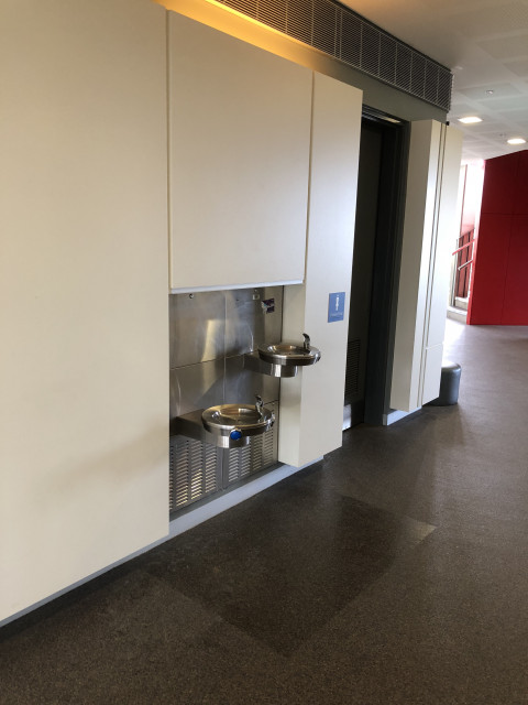 Next door to female toilets