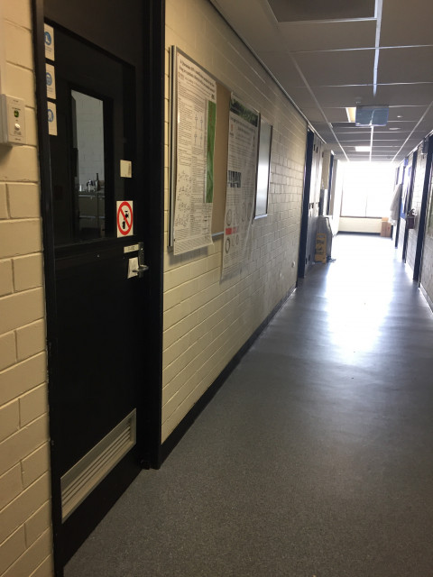 Next to the inoculation room