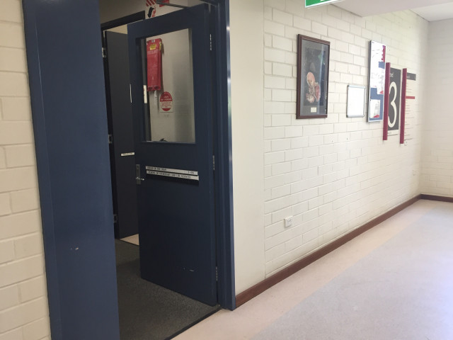 Office entrance