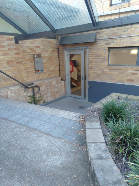 Office entrance