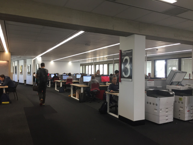 Overview of level 3 from Geoffrey Bolton Library