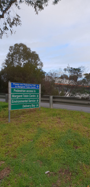 Pathway to the Margaret Tobin Centre
