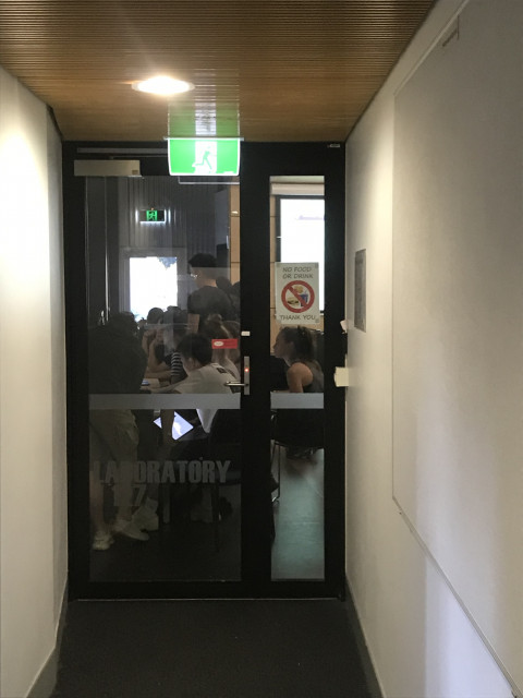 Photo of the room entry