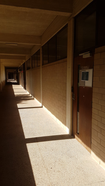 Postgraduate office 222 (from right)