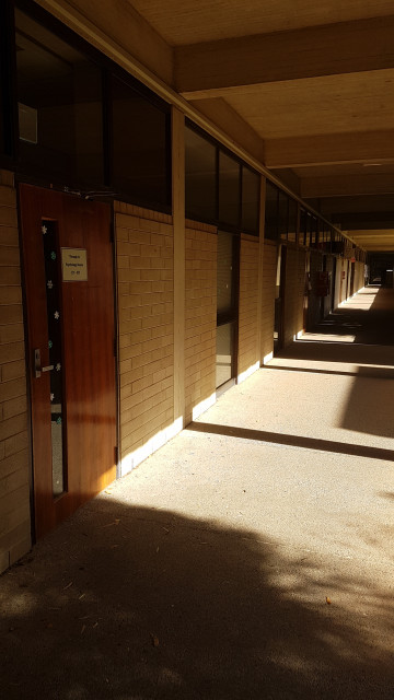 Psychology rooms 231-233 (from left of door)