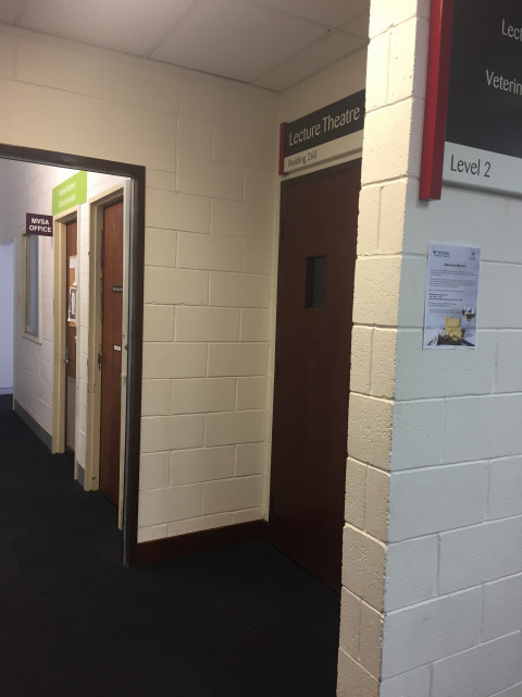 Rear entrance
